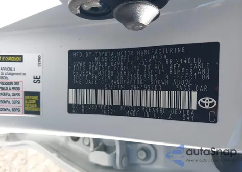 2024 Toyota Corolla Le z USA, uszkodzony, nr VIN 5YFB4MDE2RP193703